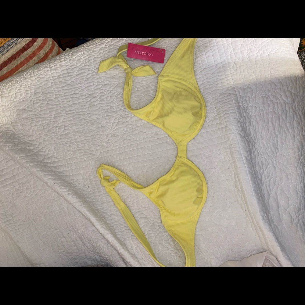 Brand New Yellow Bikini Top